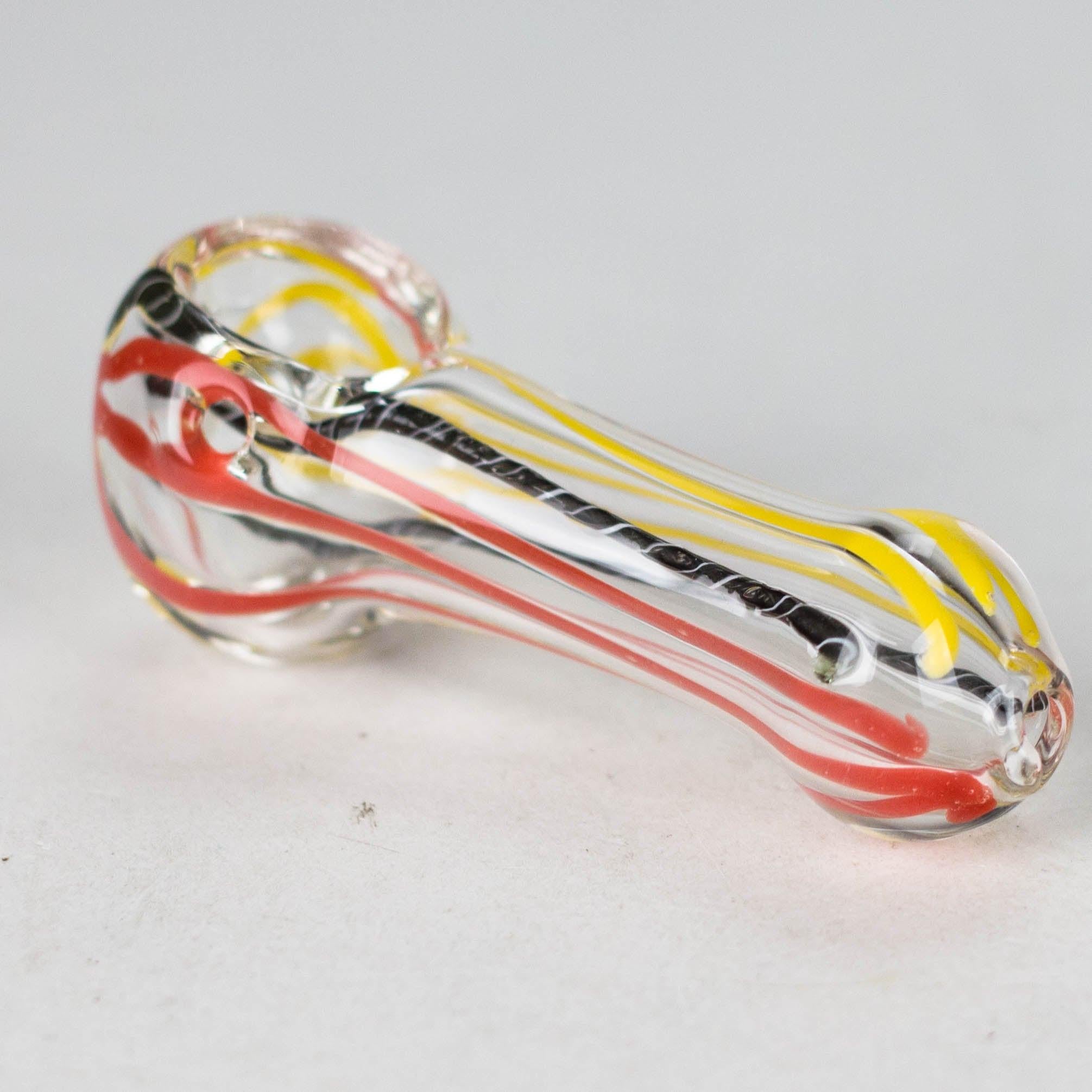 3.5" Glass Hand Pipe – 5-Piece Assorted Set | Compact, Colorful, and Convenient Secondary image
