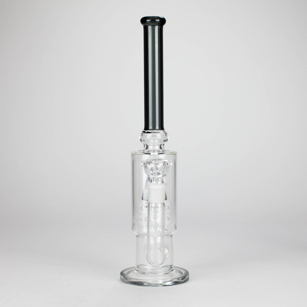 13" Sawar T Glass Water Pipe – Precision Filtration with Sleek Design