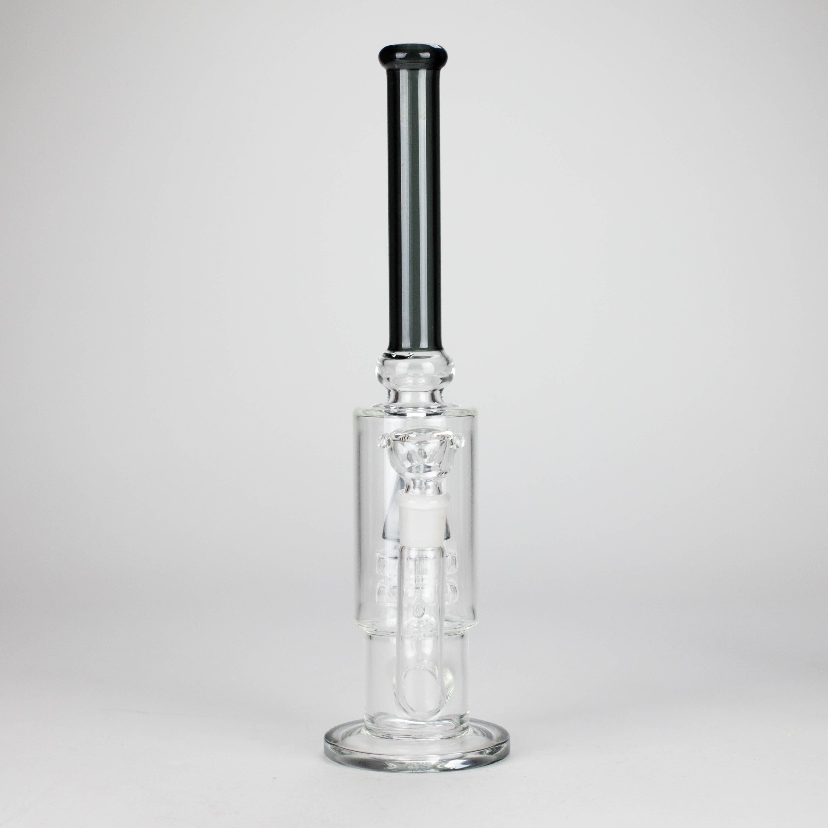 13" Sawar T Glass Water Pipe – Precision Filtration with Sleek Design