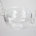 Clear Katora Water Pipe – Unique Bowl-Style Design with 14mm Joint