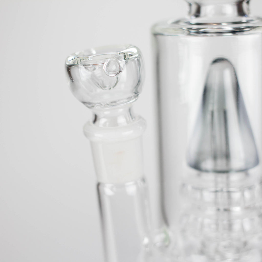 13" Sawar T Glass Water Pipe – Precision Filtration with Sleek Design