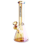 Fortune | 10"  5mm Electroplate Glass Bong- Assorted Colour