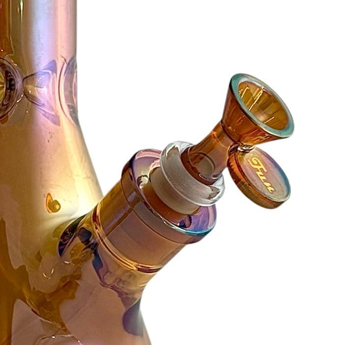 Fortune | 18" 7mm Electroplate Glass Beaker Bong [185007NE]