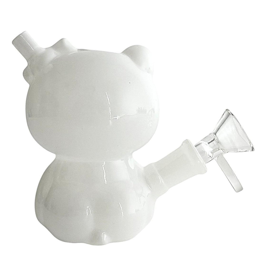 4-1/2" Bear Design Glass Bong