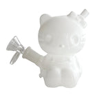 4-1/2" Bear Design Glass Bong