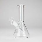 8" Electroplate Glass Beaker Bong – 5mm Thick | Ice Catcher | 3-Piece Set