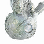6" Astronaut Design Electroplate Glass Bong – Compact & Stemless