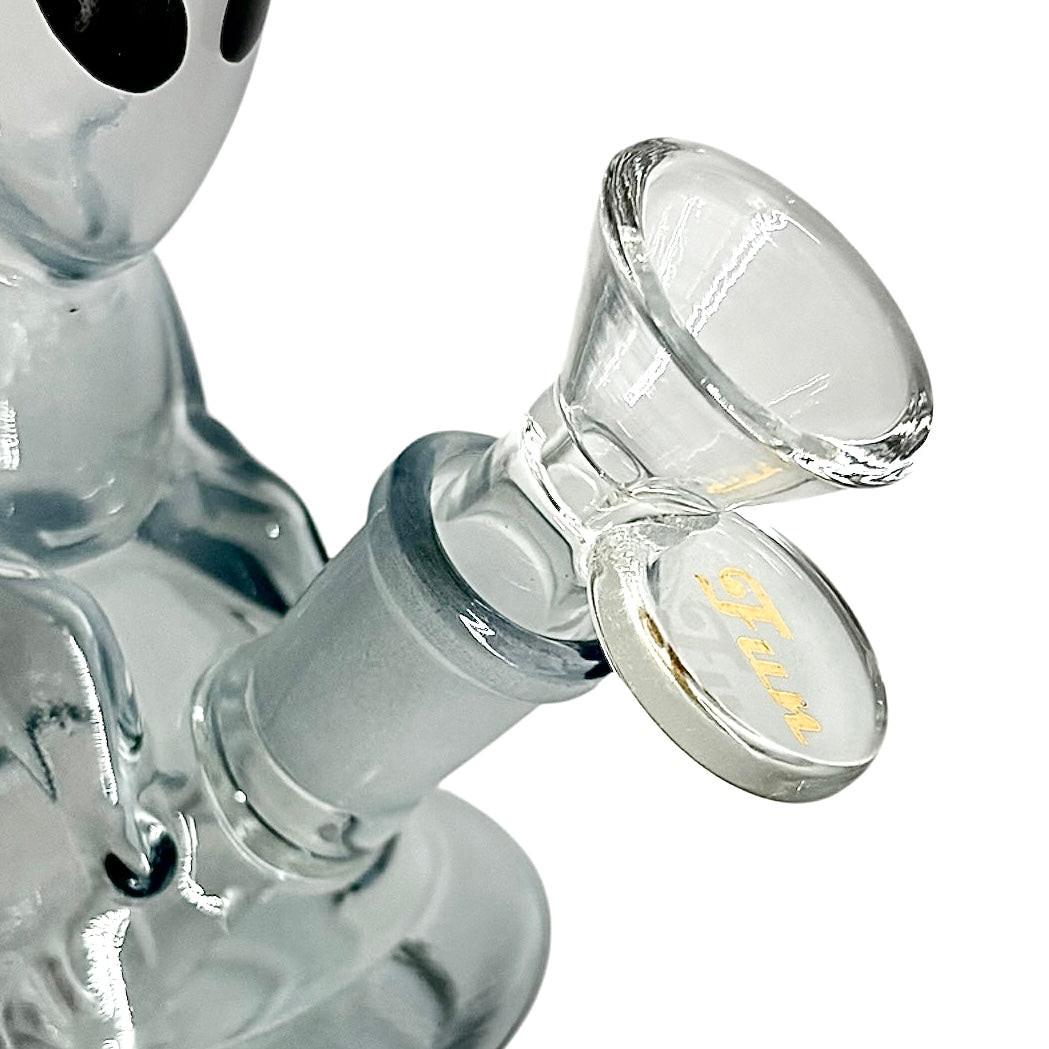 5" Alien Design Glass Bong – Compact & Stemless Secondary image
