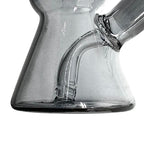 6" Hourglass Electroplate Glass Bong – Compact & Stemless