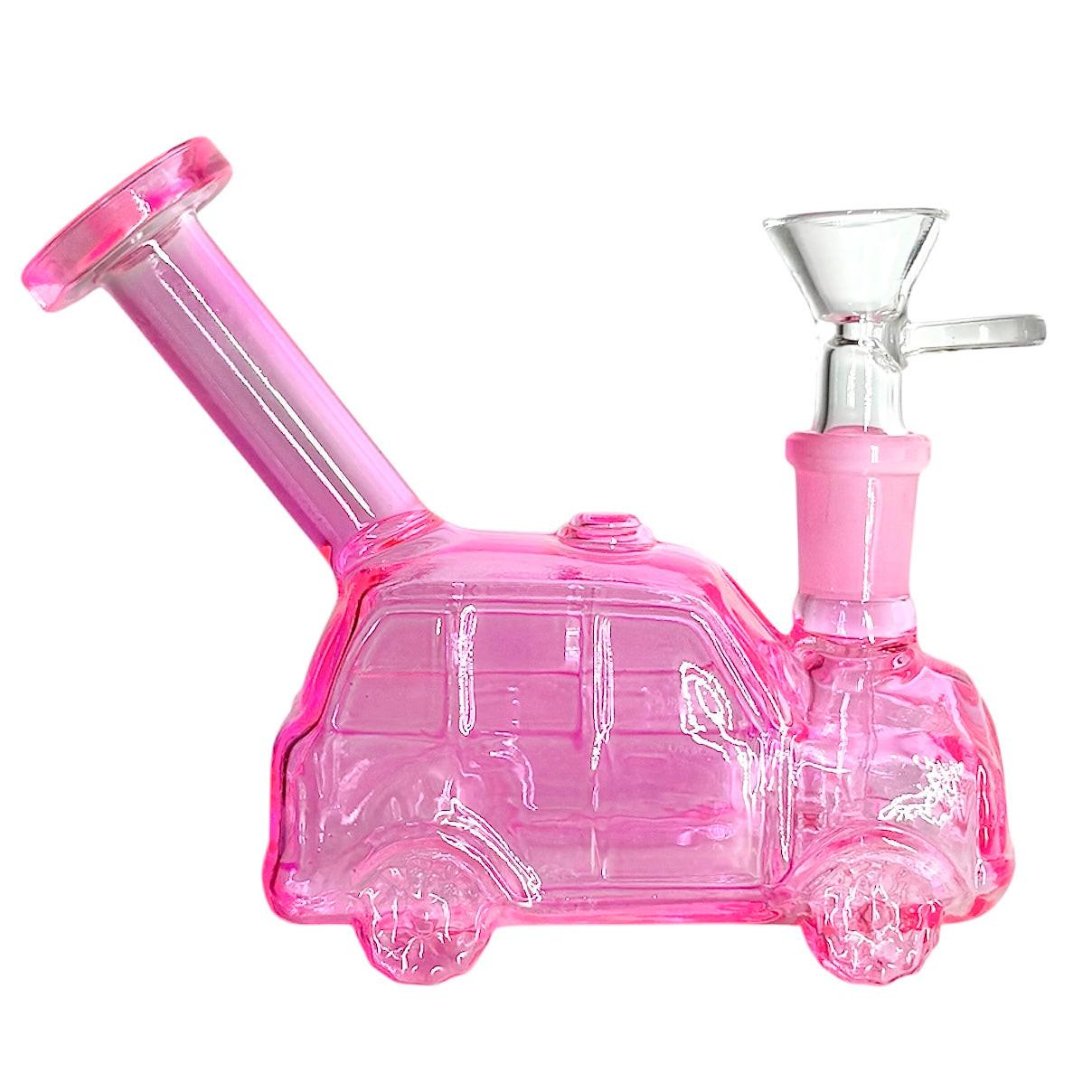 4-1/2" Car Shape Glass Bong – Compact & Stemless Secondary image