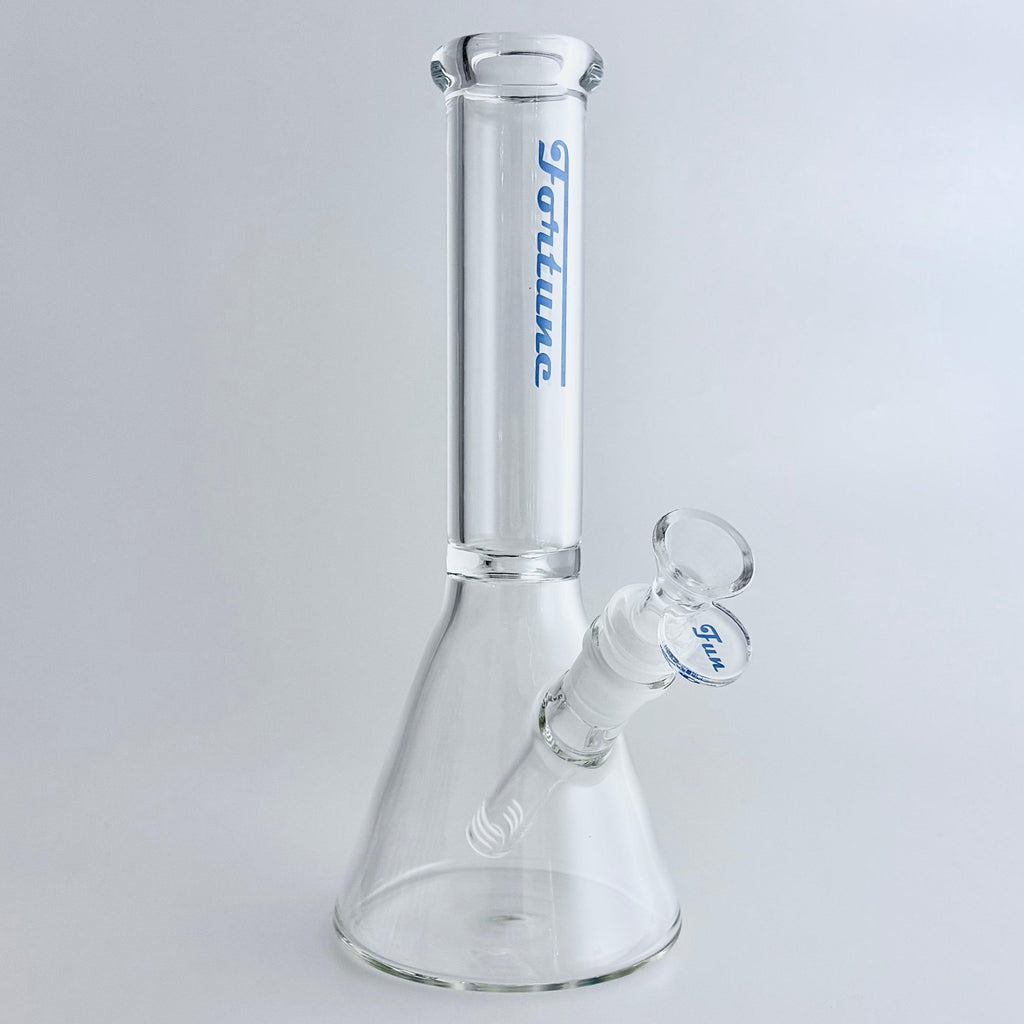 Fortune | 10" Clear Beaker Glass Bong – 5mm Thick