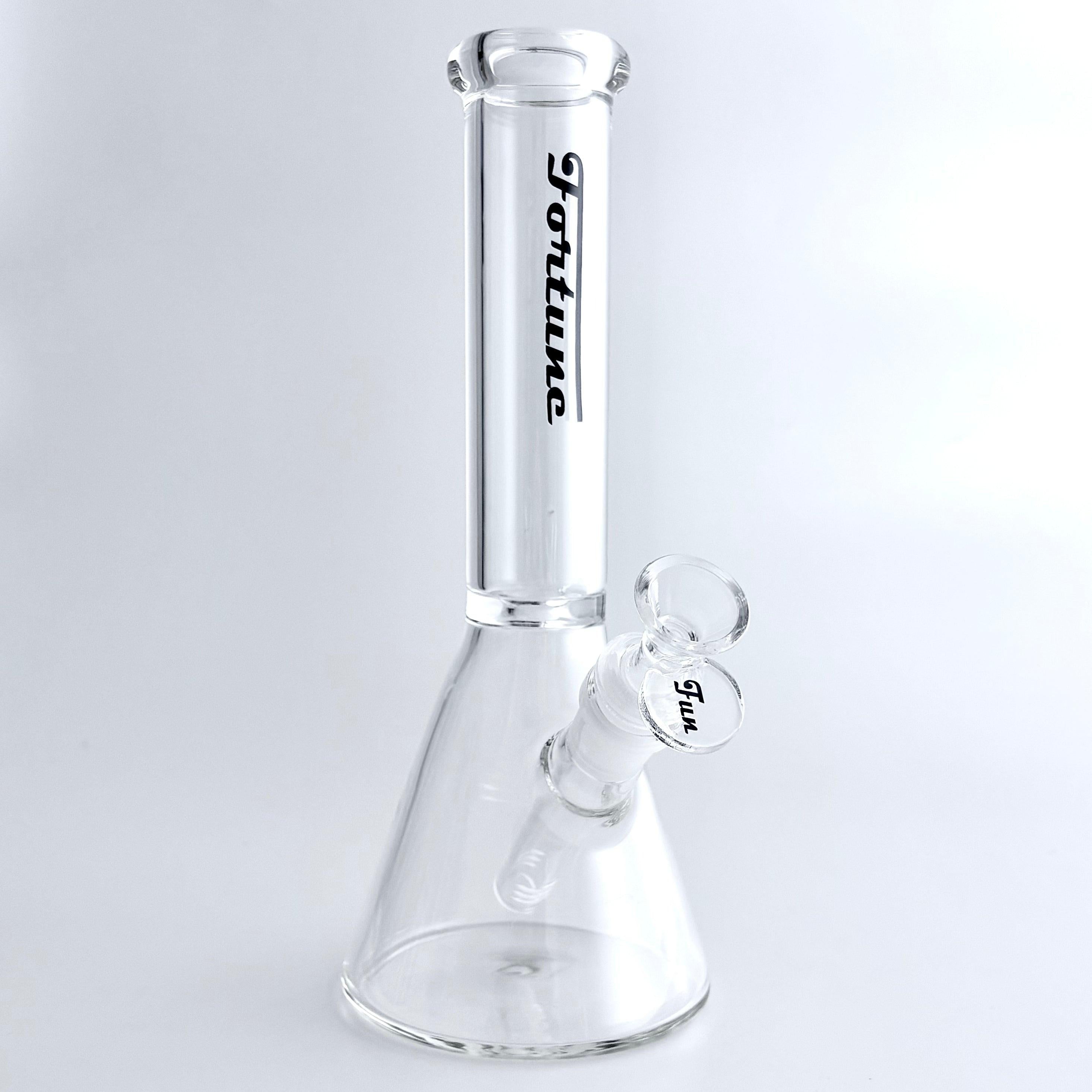 Fortune | 10" Clear Beaker Glass Bong – 5mm Thick Secondary image