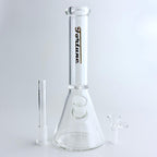 Fortune | 10" Clear Beaker Glass Bong – 5mm Thick