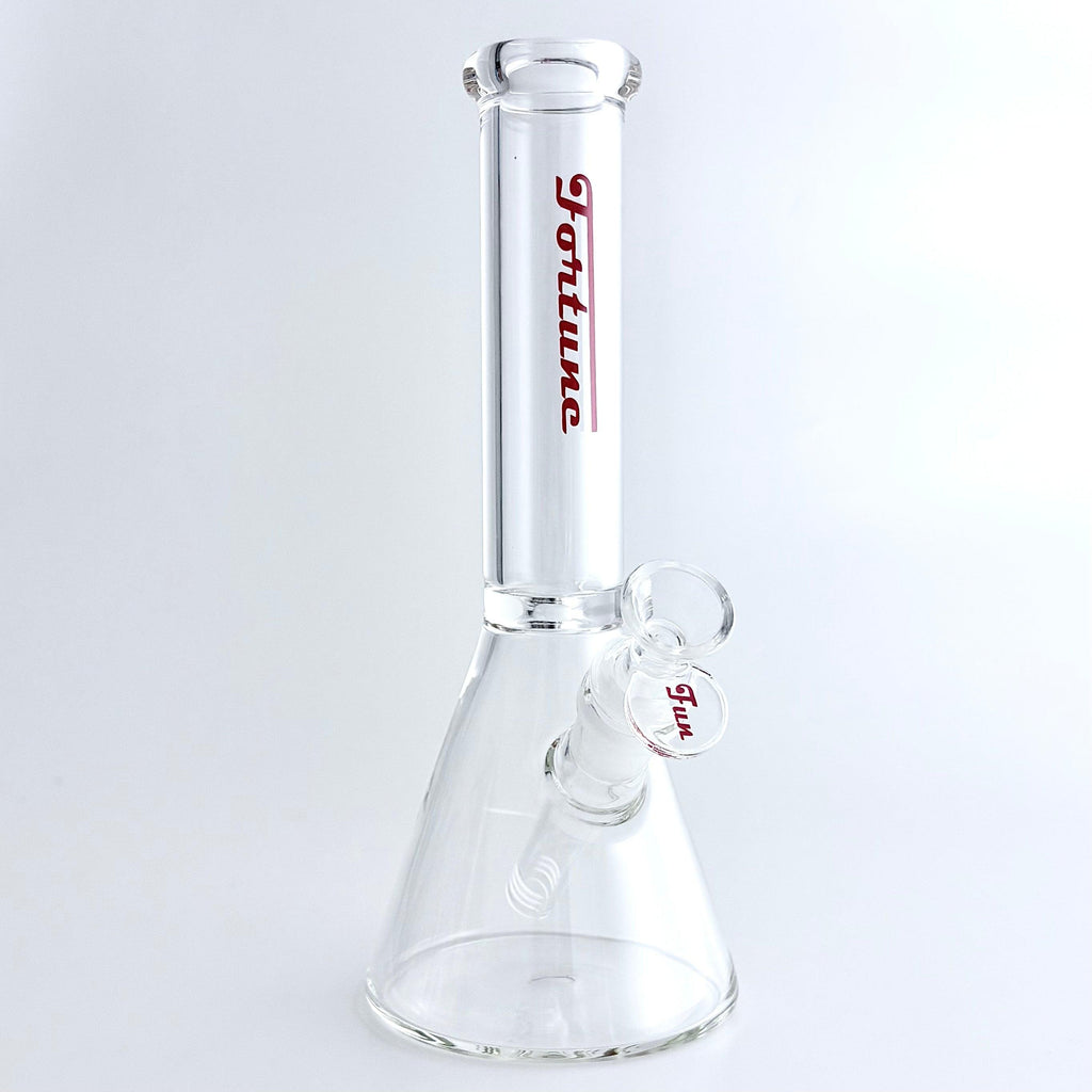 Fortune | 10" Clear Beaker Glass Bong – 5mm Thick