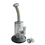 10" Electroplated With Perc Glass Bong