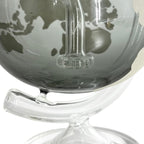 7-1/2" Globe-Shaped Glass Bong