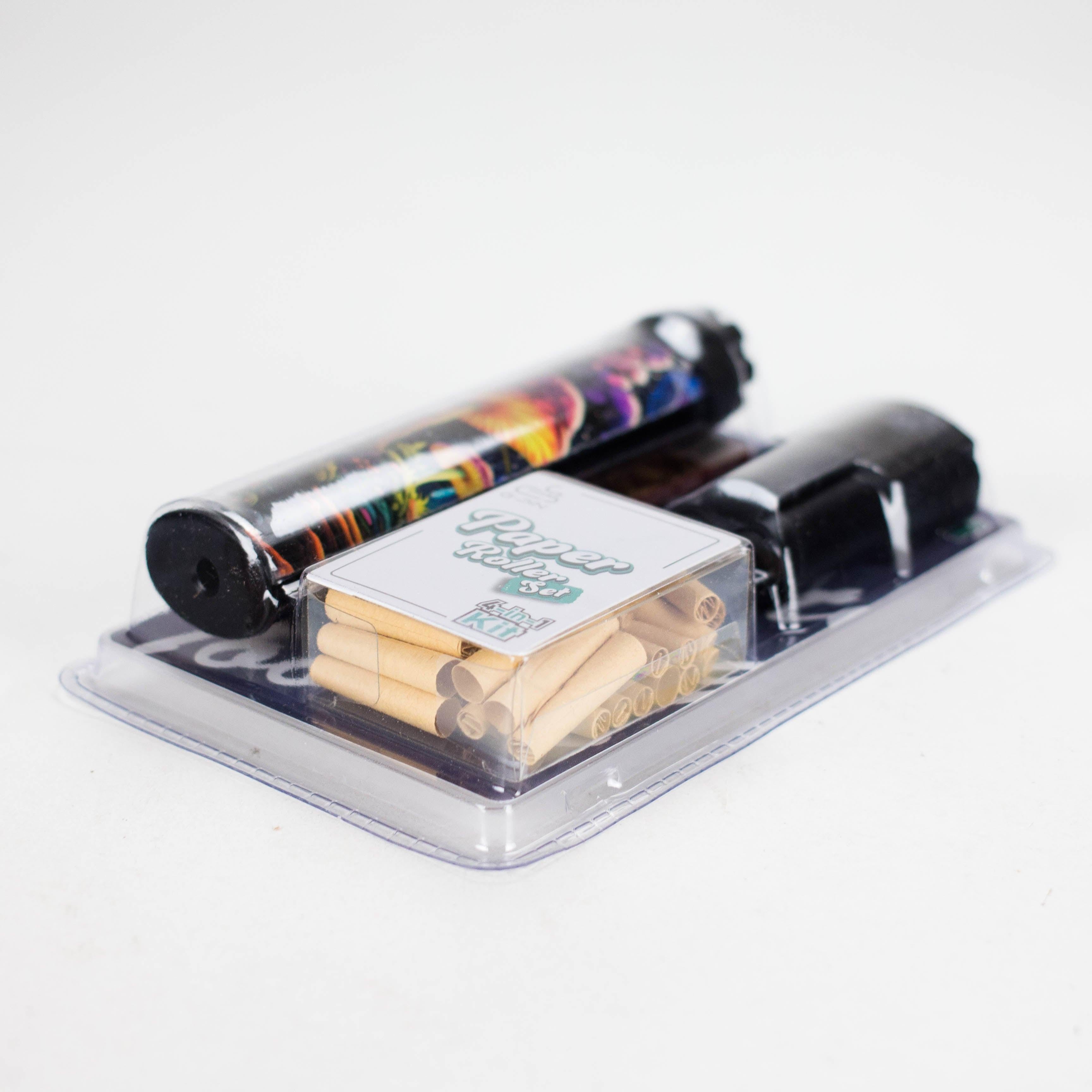 4-in-1 Paper Roller Set – Includes Roller, Rolling Papers, Tips & Tray Secondary image