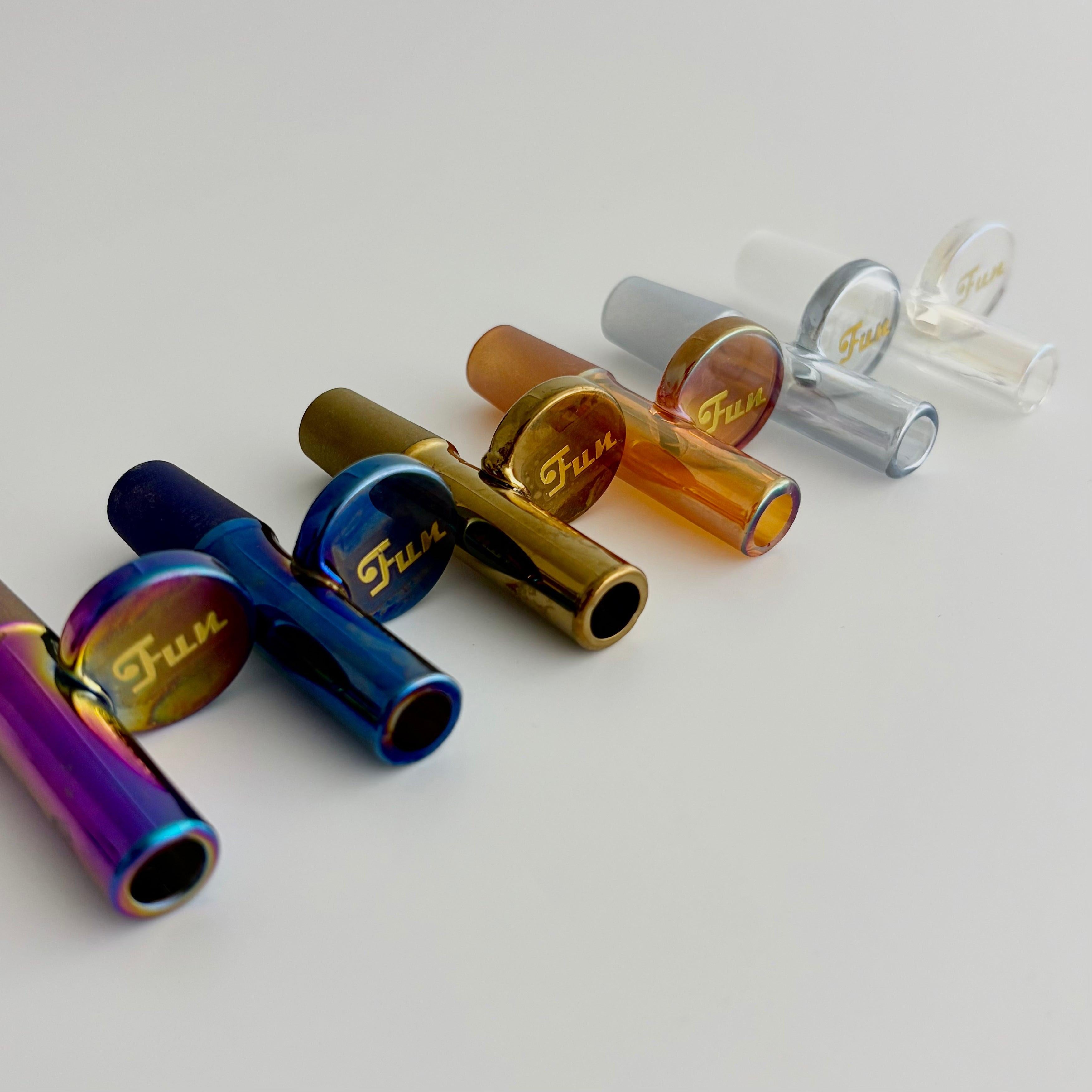 Fortune | Electroplate 14mm Glass Popper Bowl With Gold Logo Secondary image