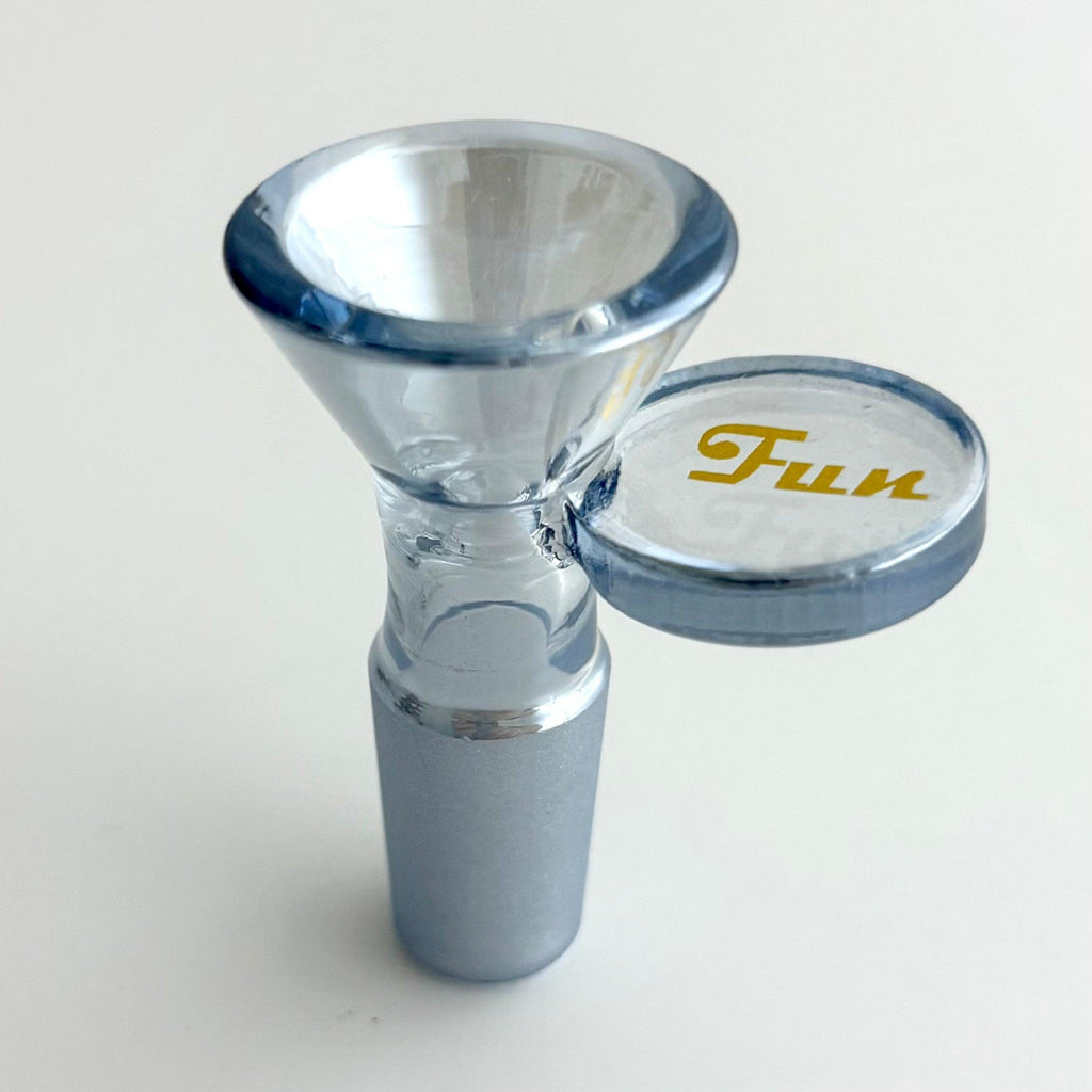 Fortune | Electroplated 14mm Joint Glass Bowl With Gold Logo