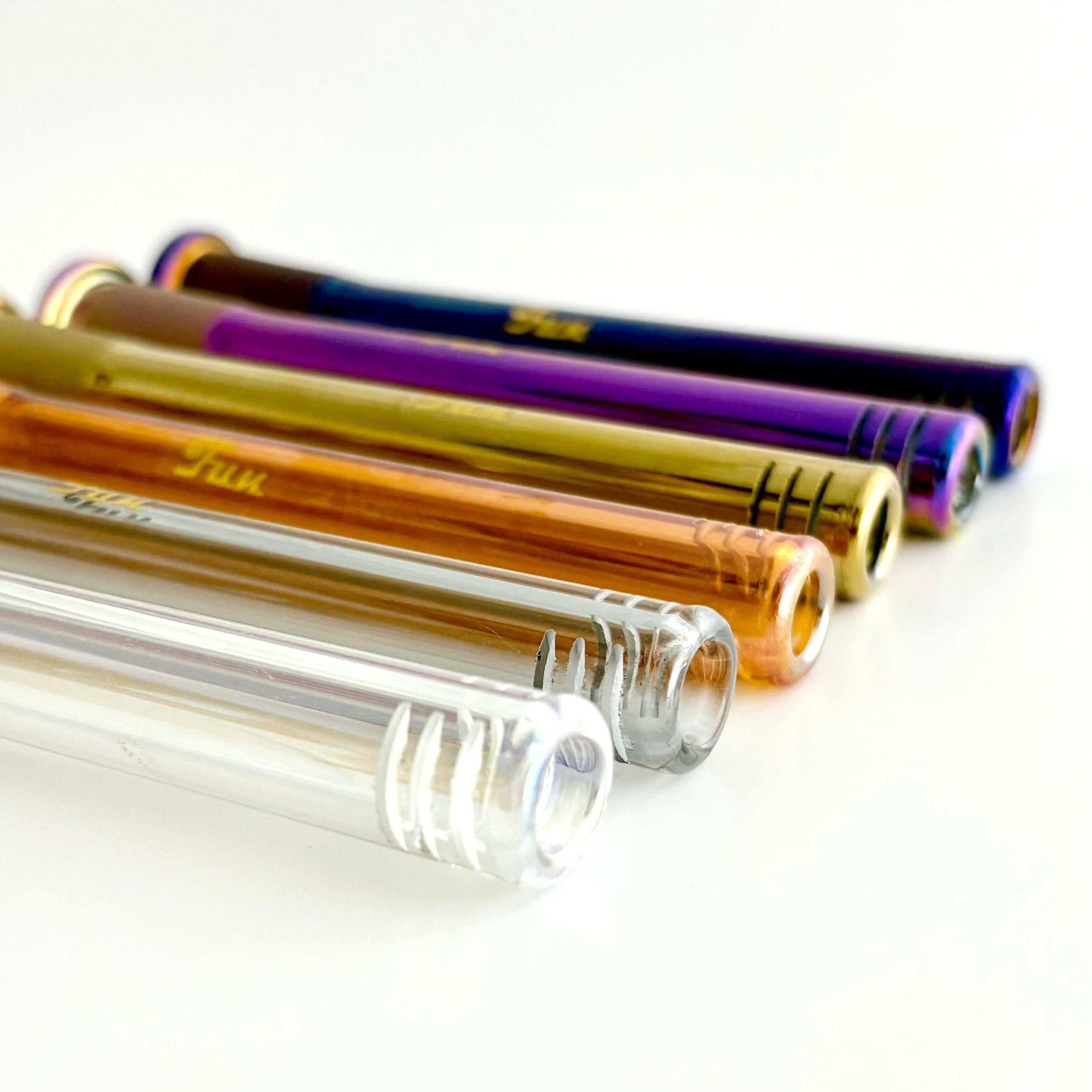 Fortune | Electroplate 5-1/2" Downstem With Gold Logo