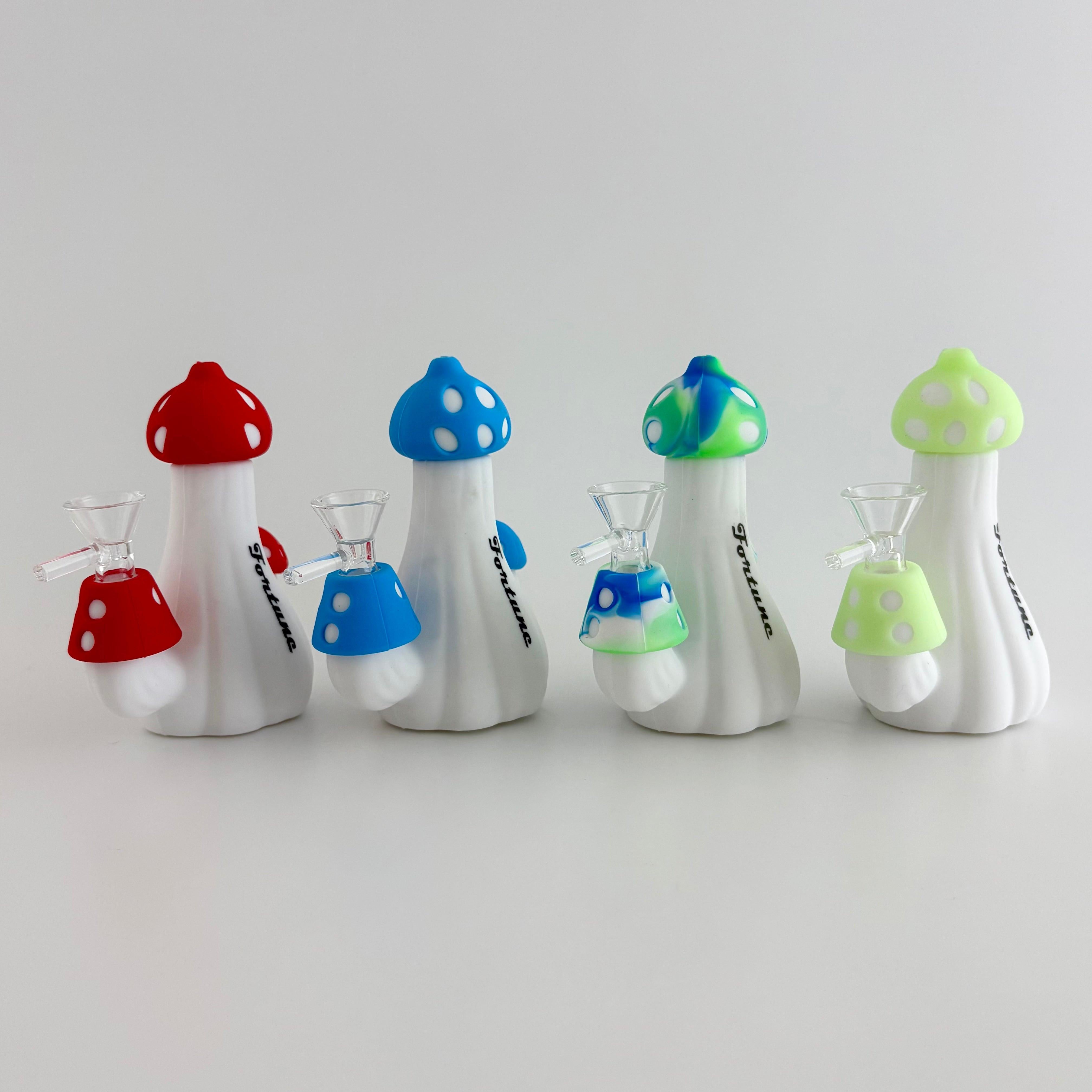 Fortune | 5" Mushroom Silicone Waterpipe Main image
