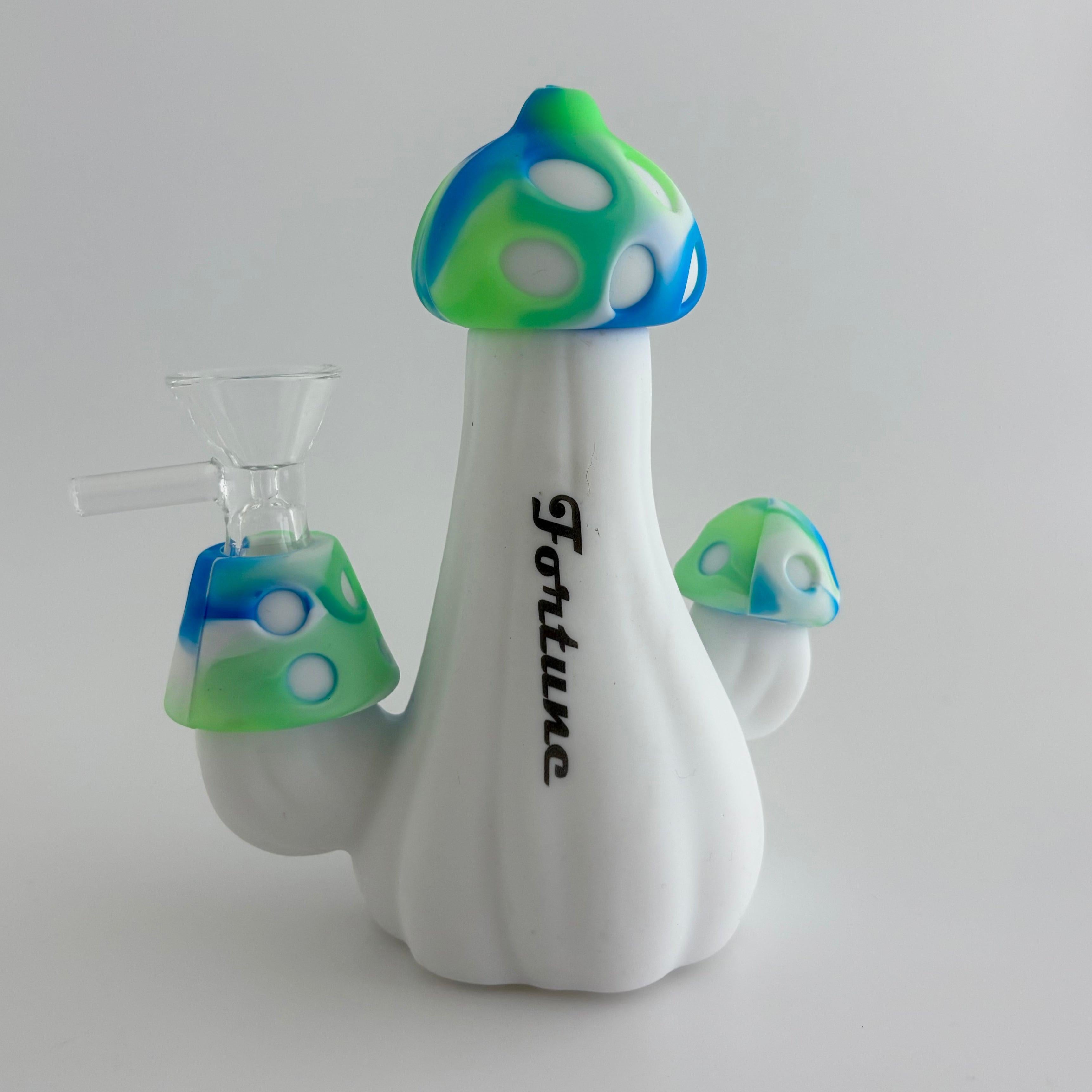 Fortune | 5" Mushroom Silicone Waterpipe