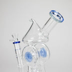 12″ Recycler Glass Bong – 5MM Thick Borosilicate with Coil Tube Design [C1575]