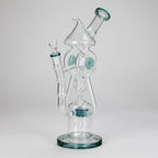 12″ Recycler Glass Bong – 5MM Thick Borosilicate with Coil Tube Design [C1575]