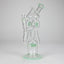 12″ Recycler Glass Bong – 5MM Thick Borosilicate with Coil Tube Design [C1575]