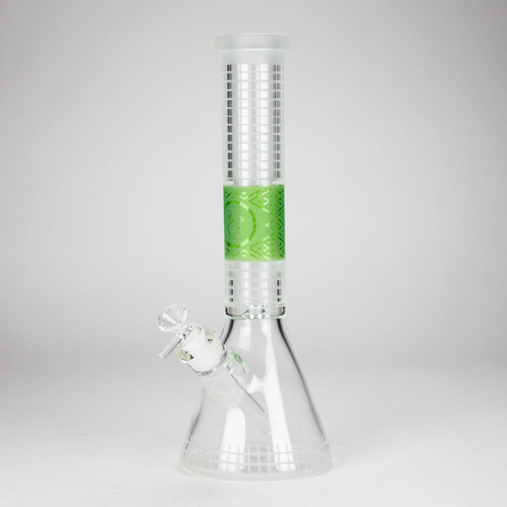 14" Beaker Base Glass Bong  [C1035-CC268]