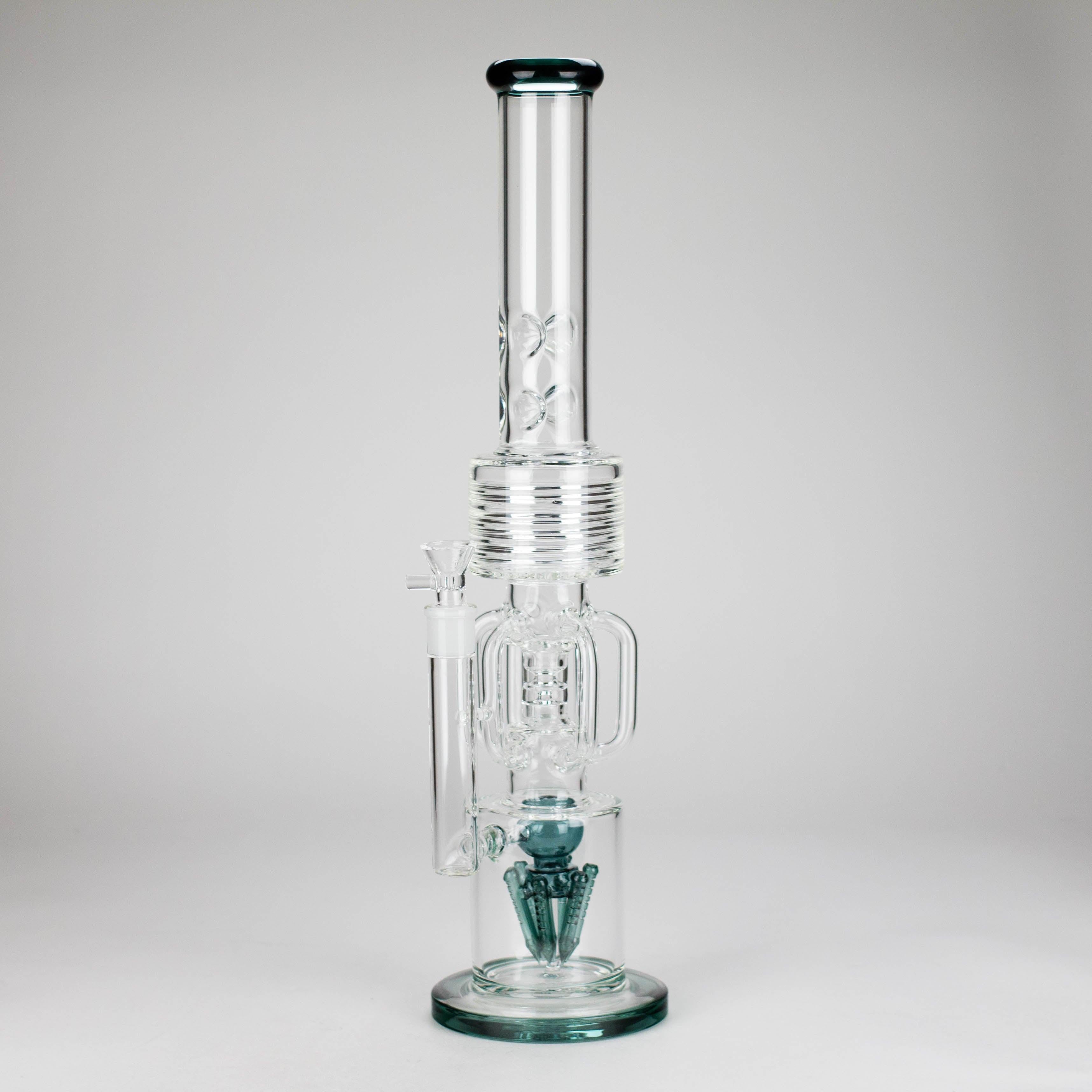 20" Glass recycle water bong [C1579]