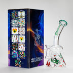 Haze | 8.5″ ROCK’N’ROLL Glass Rig – Teal (Mini-L)