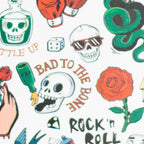 Haze | 8.5″ ROCK’N’ROLL Glass Rig – Teal (Mini-L)