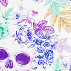 Haze | 9″ Skull Flower Glass Rig – Blue (Mini-M)