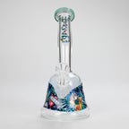 Haze | 8″ Kills Glass Bong – Teal (Mini-N)
