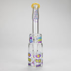 Haze | 9″ 420 Trip Glass Bong – Jade Yellow (Mini-B)