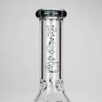 Haze | 9″ Skulls Bubble Glass Bong – Charcoal Black (Mini-P)