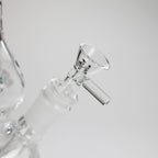 Haze | 9″ Skulls Bubble Glass Bong – Charcoal Black (Mini-P)