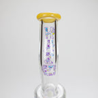 Haze | 9″ 420 Trip Glass Bong – Jade Yellow (Mini-B)