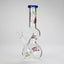 Haze | 9″ Smoking Zig-Zag Glass Bong – Blue (Mini-T)