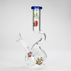 Haze | 9″ Smoking Zig-Zag Glass Bong – Blue (Mini-T)