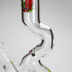 Haze | 9″ Smoking Zig-Zag Glass Bong – Blue (Mini-T)