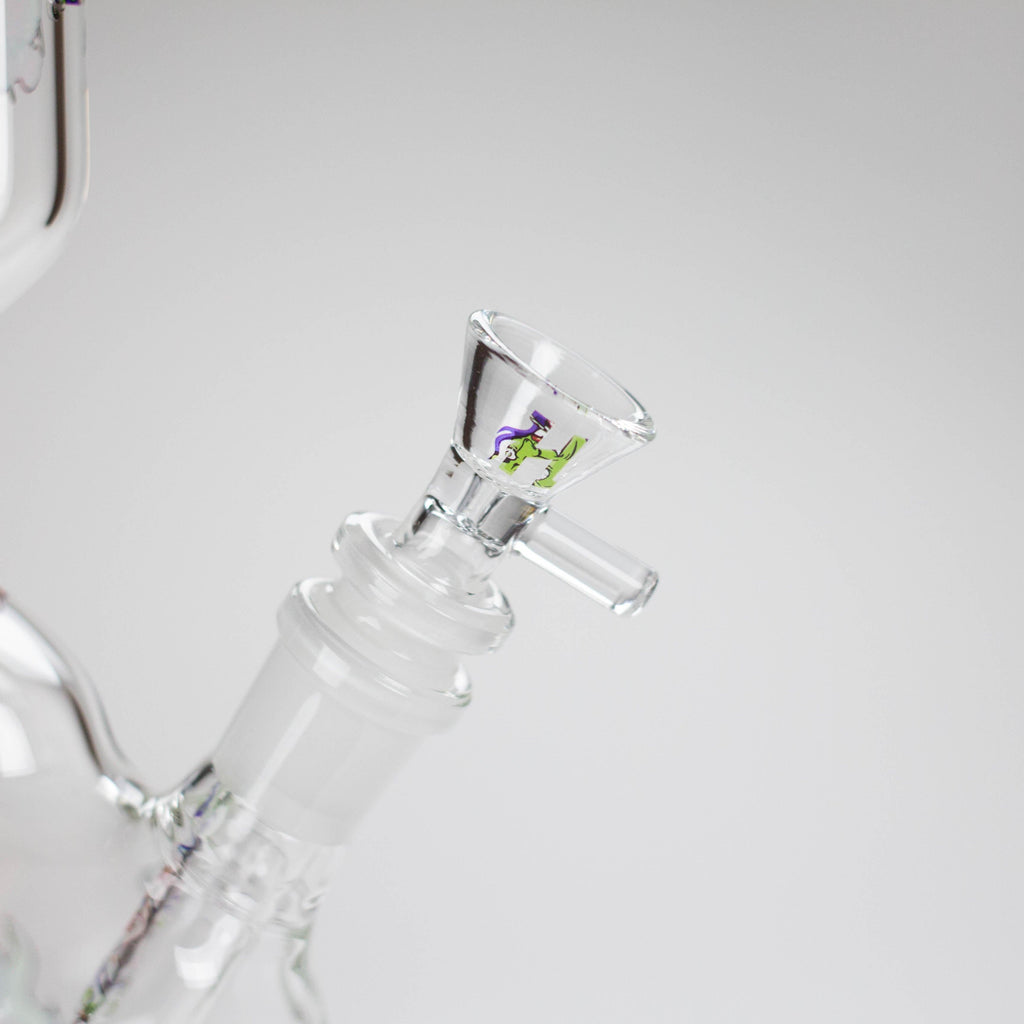 Haze | 9″ Smoking Zig-Zag Glass Bong – Blue (Mini-T)