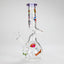 Haze | 9″ Zong Glass Bong with Color Lip – Purple (Mini-W)