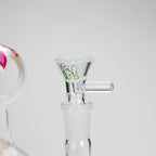 Haze | 4″ Mini Flower Bubble Glass Bong – Charcoal Black (Mini-F)