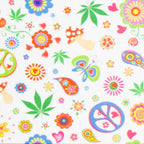 Haze | 4″ Mini Flower Bubble Glass Bong – Charcoal Black (Mini-F)