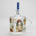 Haze | 6″ Coffee Mug Mini Bubbler – Blue (Mini-G)