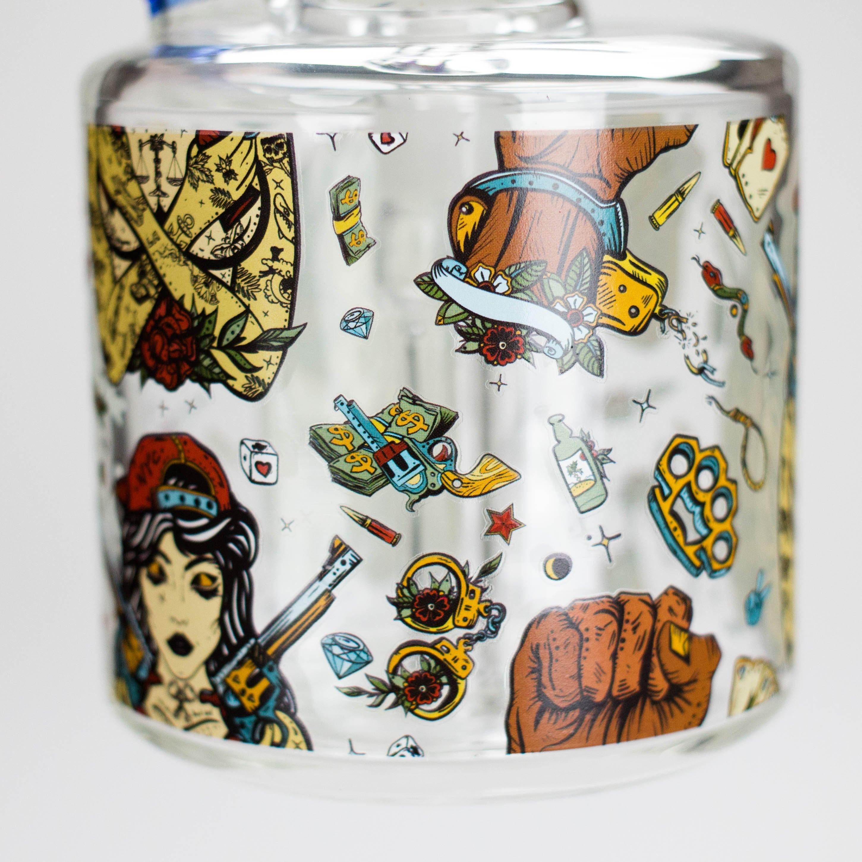 Haze | 6″ Coffee Mug Mini Bubbler – Blue (Mini-G)