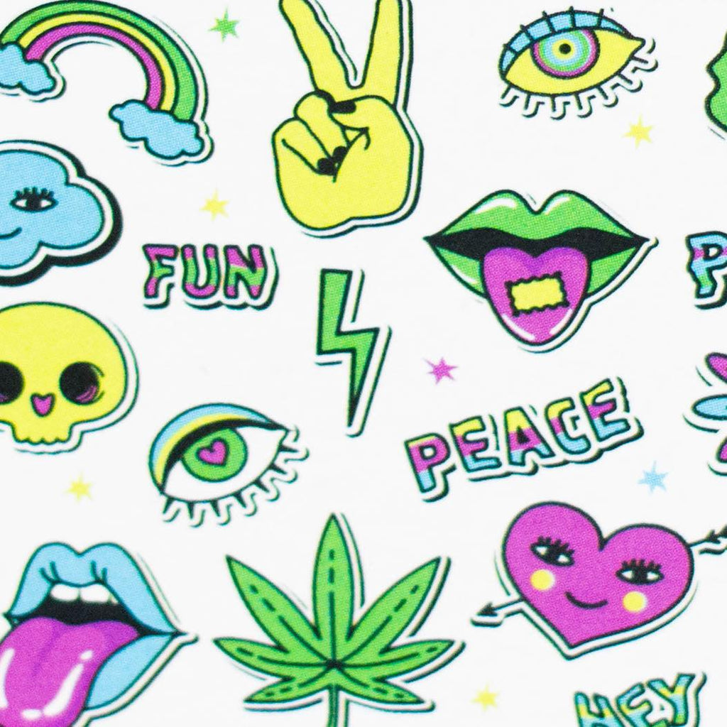 Haze | 7″ Skull Glass Bubbler – Charcoal Black (Mini-H)