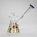 Haze | 8″ Gambling Glass Bubbler – Blue (Mini-I)